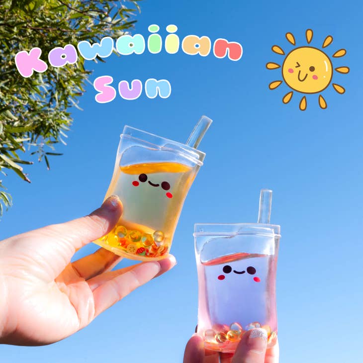 Kawaiian Sun Fruit Juice Squishy Sensory Toy by Kawaii Slime