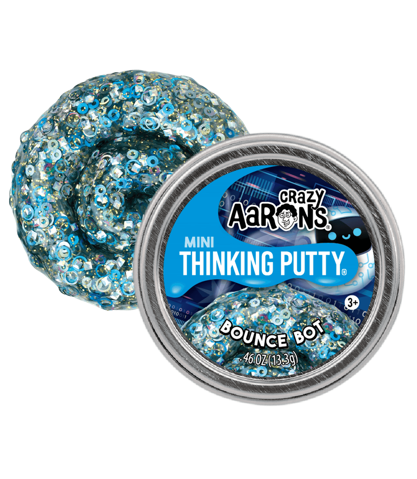 Bounce About 2” Tin Thinking Putty by Crazy Aaron’s #AT003