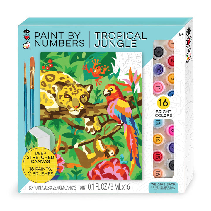 Paint By Numbers: Jungle by Bright Stripes #9204