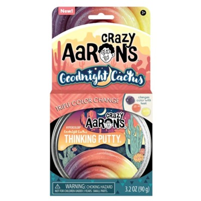 Goodnight Cactus 4” Thinking Putty by Crazy Aaron’s #GN020