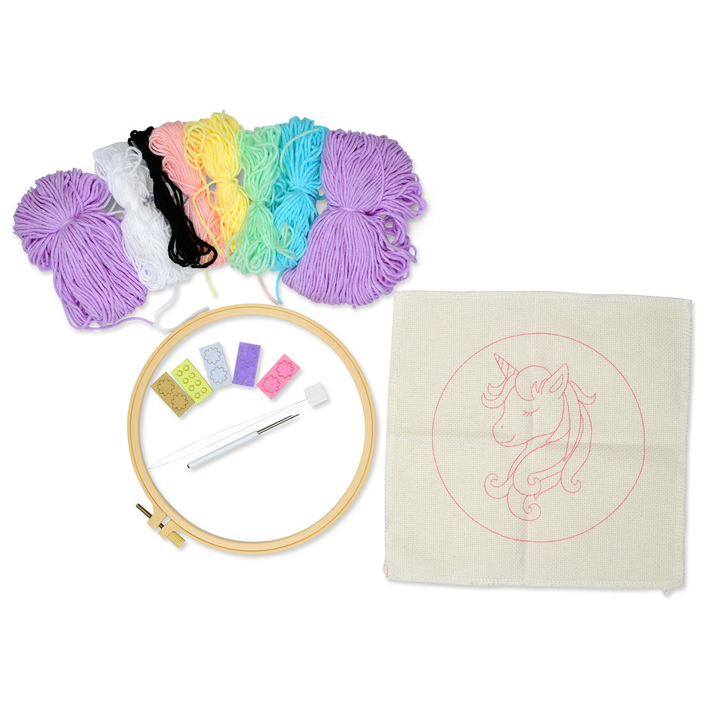 Unicorn Punch Needle Kit by Iscream #770-333