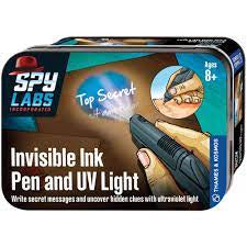 Spy Labs: Invisible Ink Pen & UV Light by Thames & Kosmos #548012