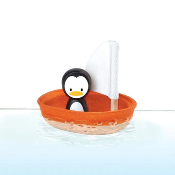 Sailing Boat Penguin by Plan Toys #571100