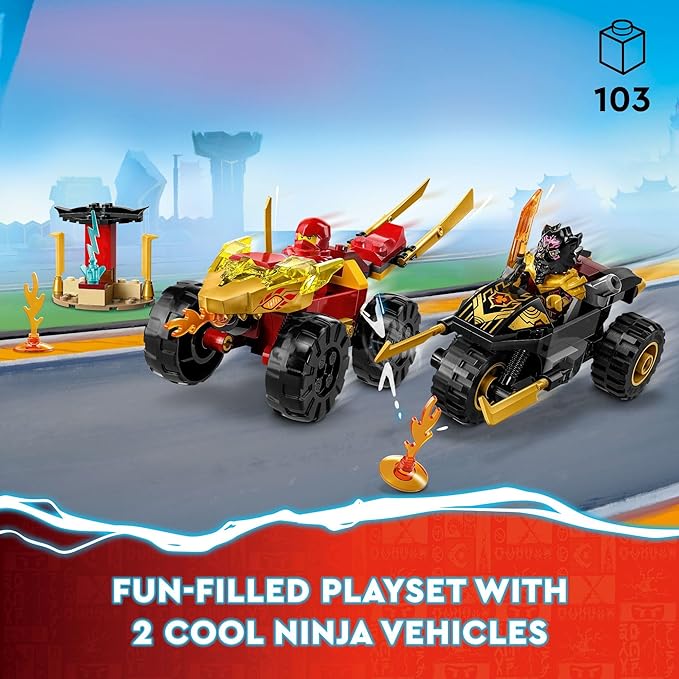 LEGO Ninjago: Kai & Ras’s Car and Bike Battle #71789