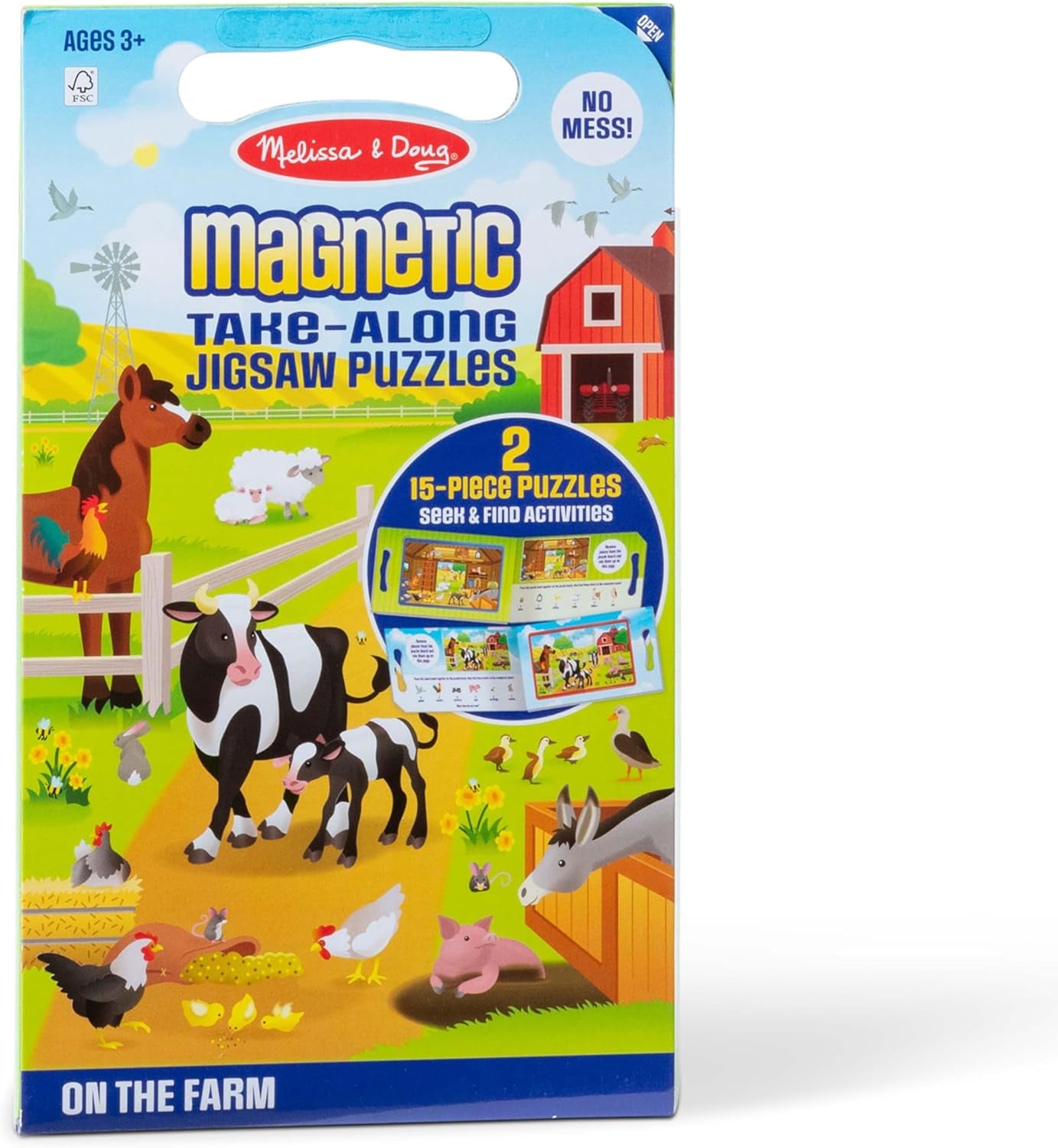 Take Along Magnetic Jigsaw Puzzle- On The Farm by Melissa & Doug #32832