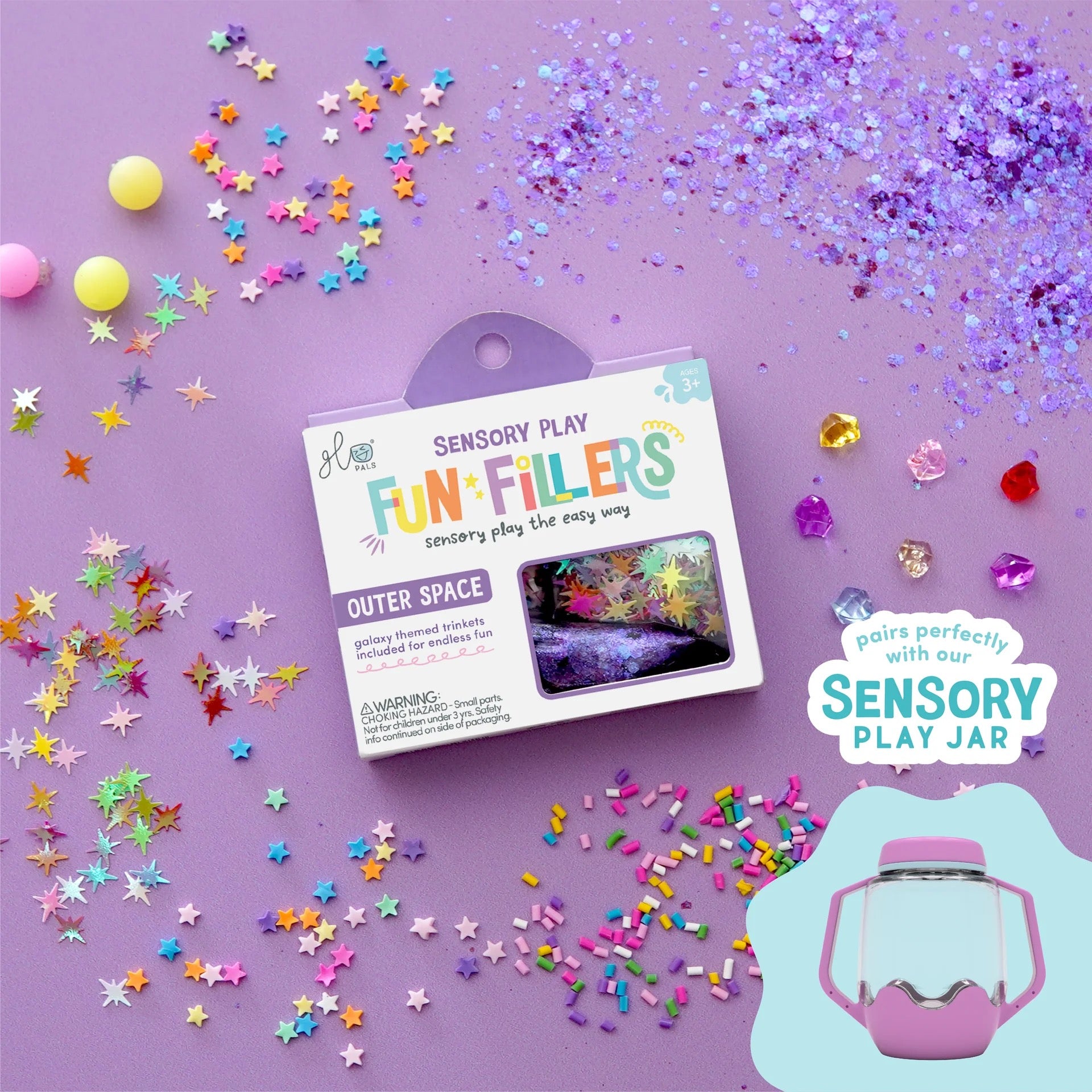 Sensory Play Fun Fillers Outer Space By Glo Pals