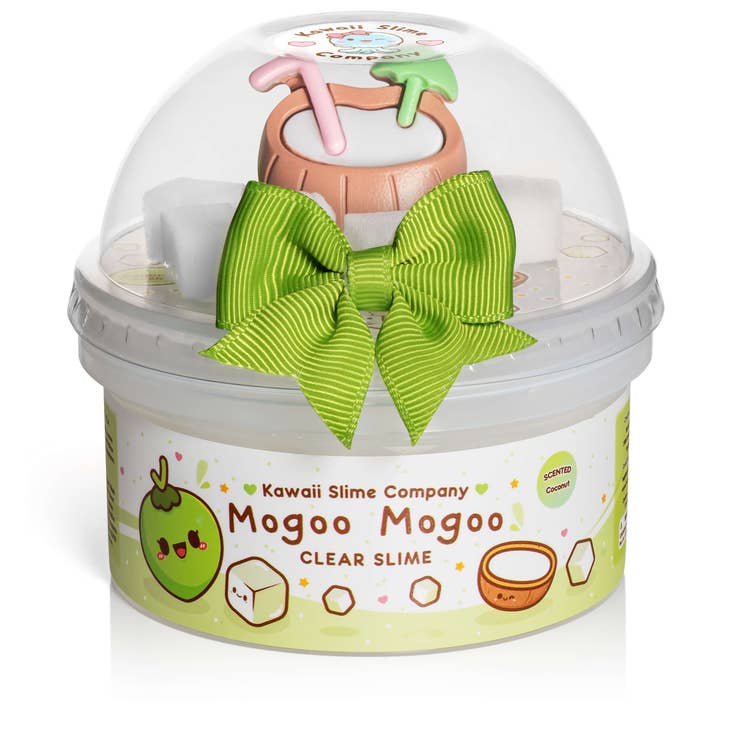 Mogoo Mogoo Coconut Jelly Cube Clear Slime by Kawaii Slime