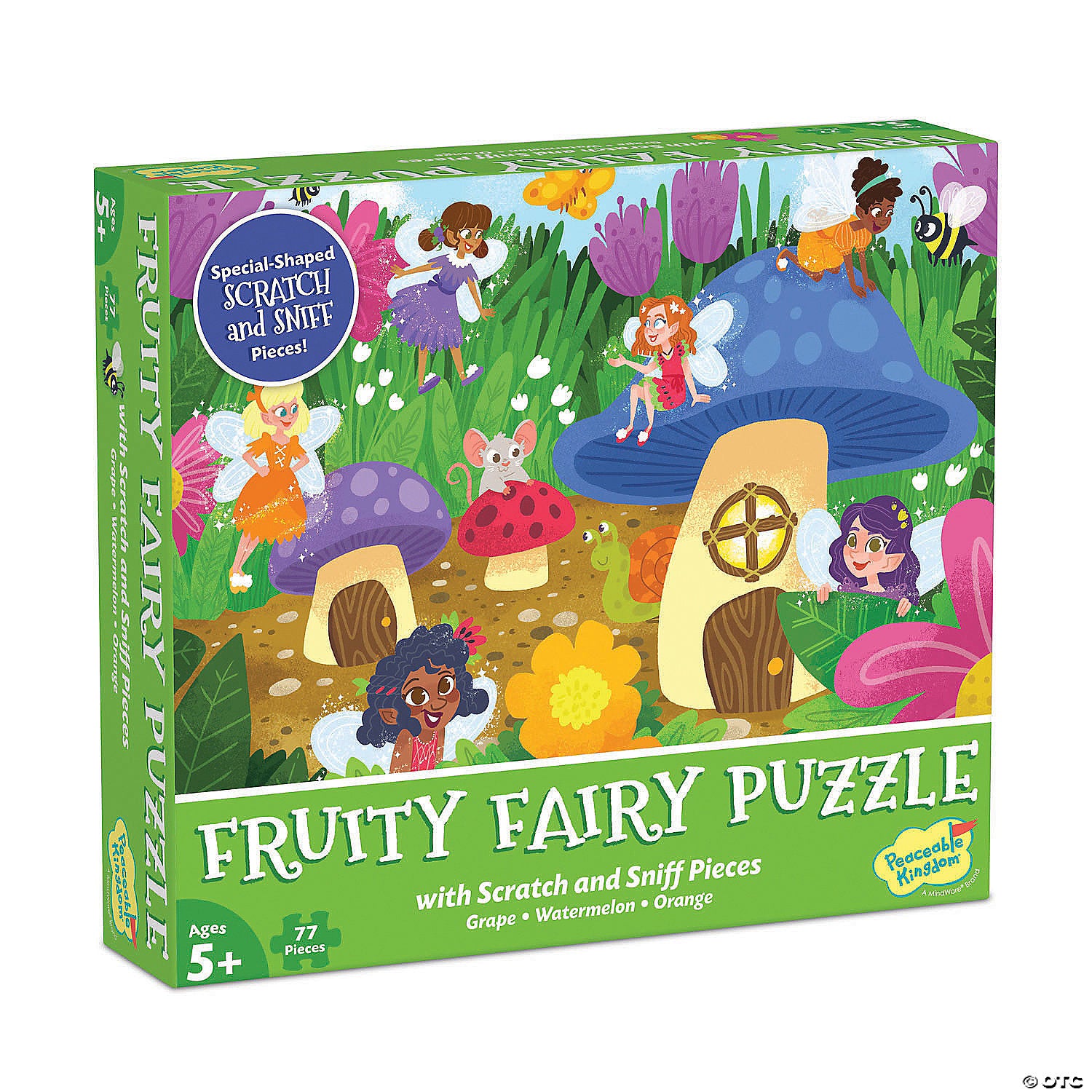 Scratch and Sniff Fruity Fairy Puzzle by Peaceable Kingdom #PZ30