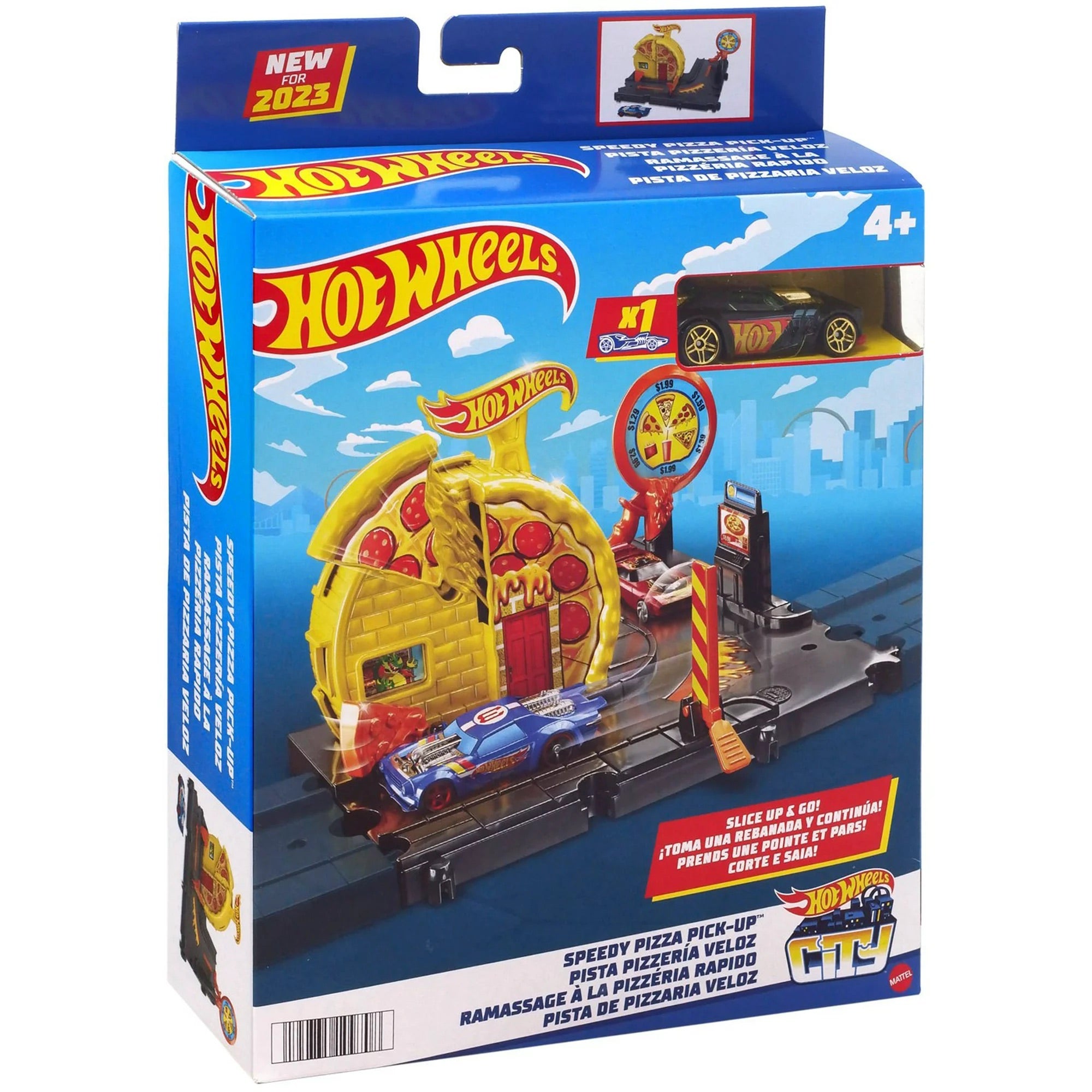 Hot Wheels City Explorer: Speedy Pizza Pick-Up #HKX44