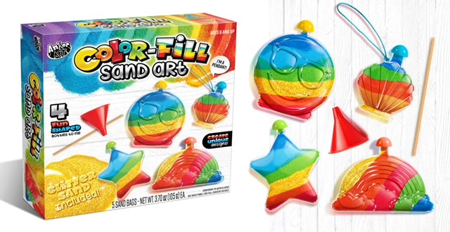 Color Fill Sand Art Kit by Anker Play #450155/DOM
