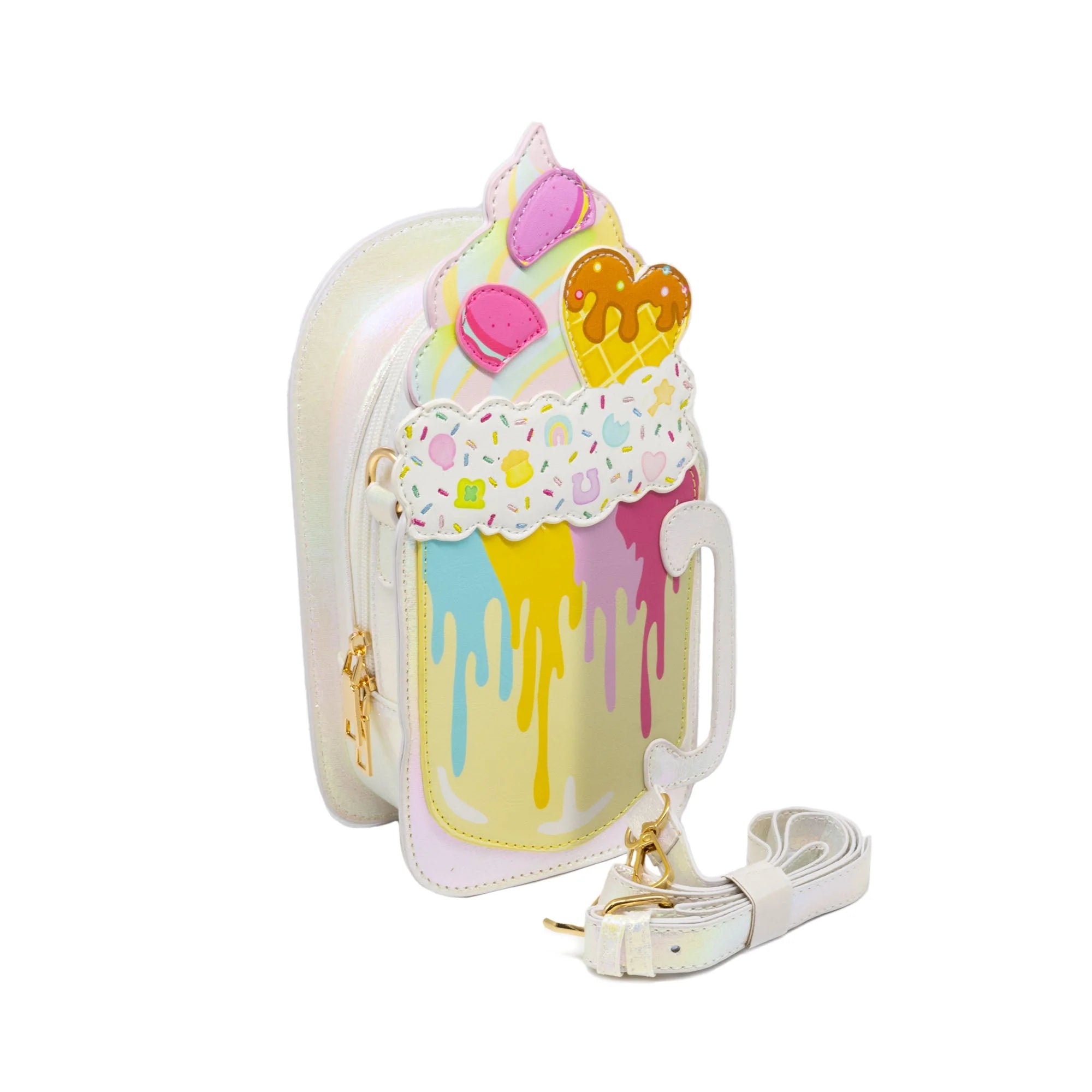 Rainbow Sprinkle Milkshake Mug Handbag by Bewaltz #8035