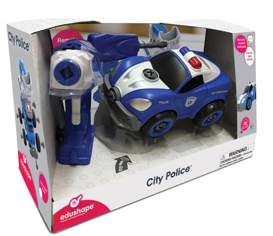 RC Car - Police Patrol by EduShape #408021