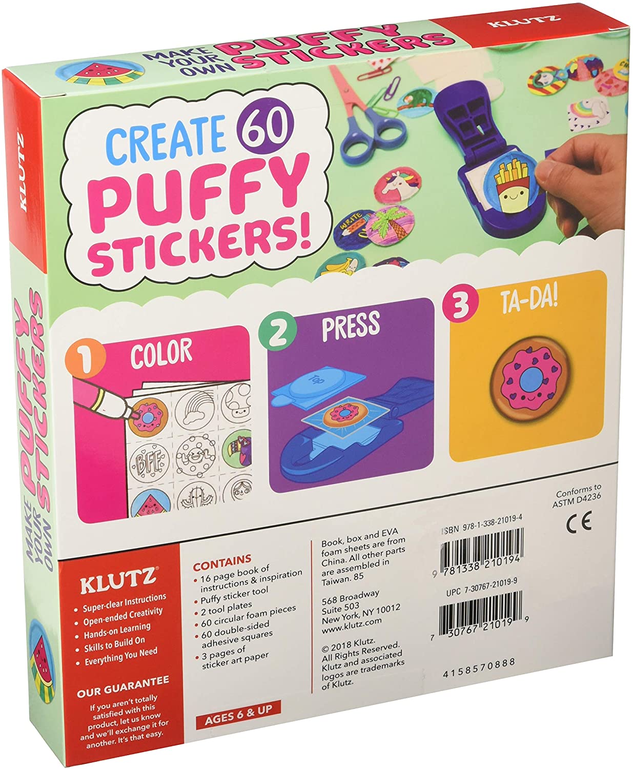 Make Your Own Puffy Stickers by Klutz
