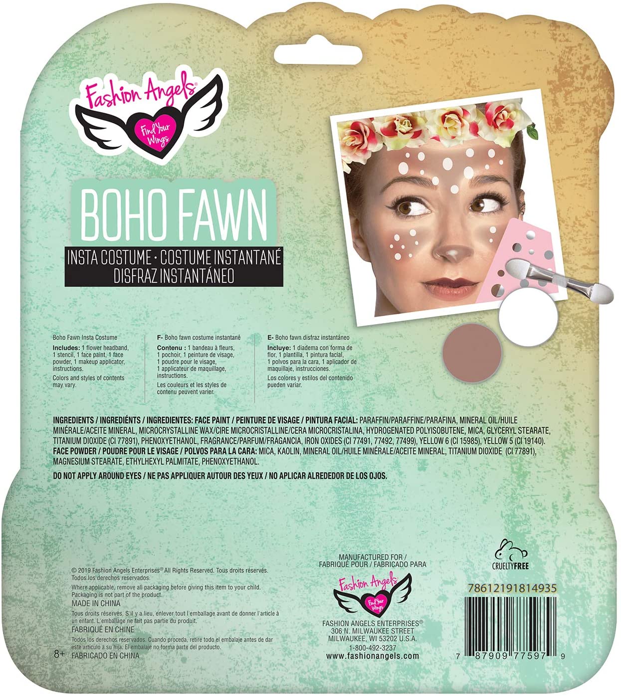Boho Fawn Insta Costume by Fashion Angels # 77597