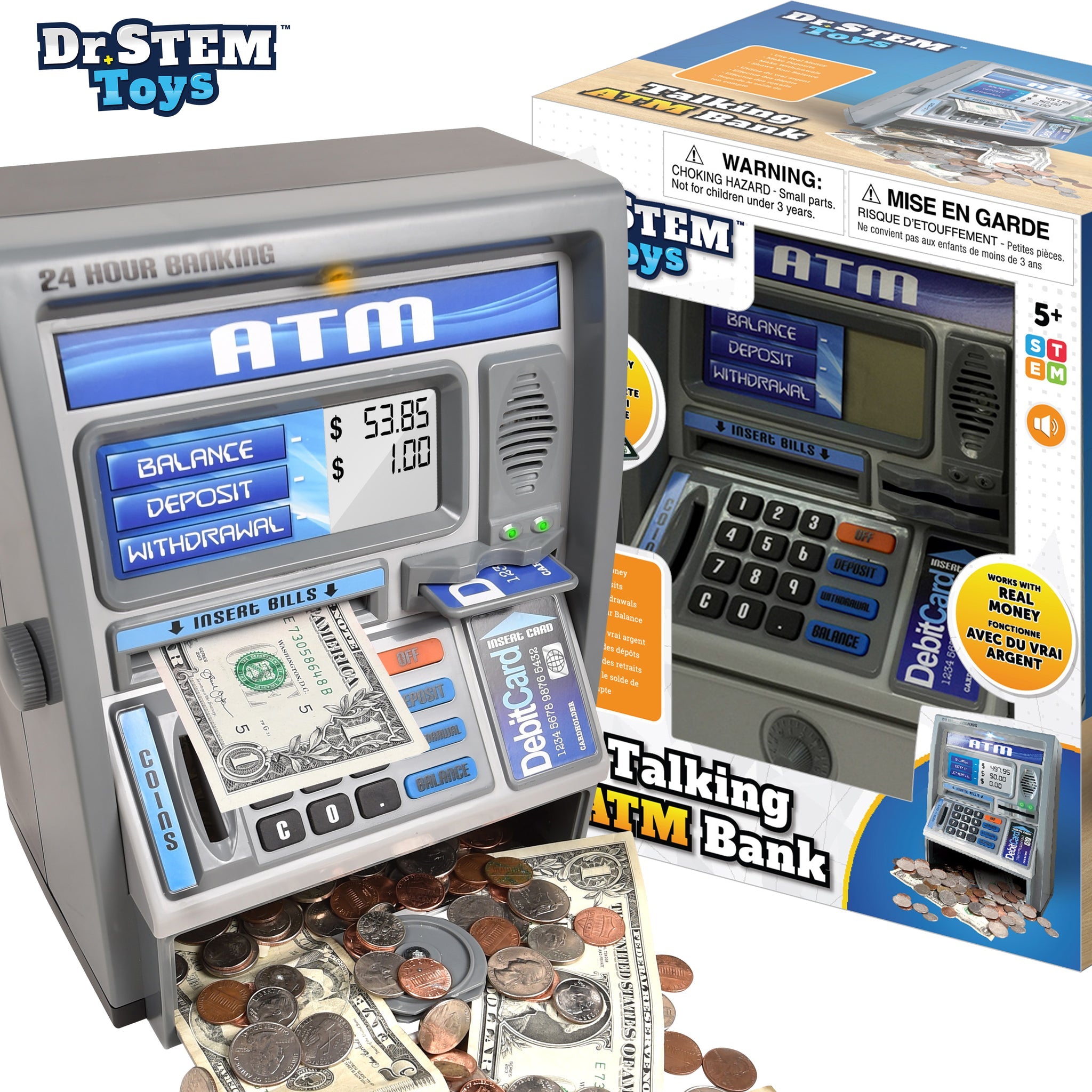 Dr. Stem Toys Talking ATM Bank by Thin Air #BF550