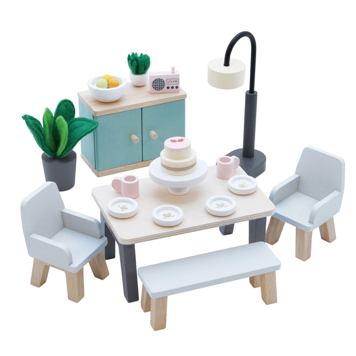 Dining Room Dollhouse Furniture Set by Le Toy Van # ME056