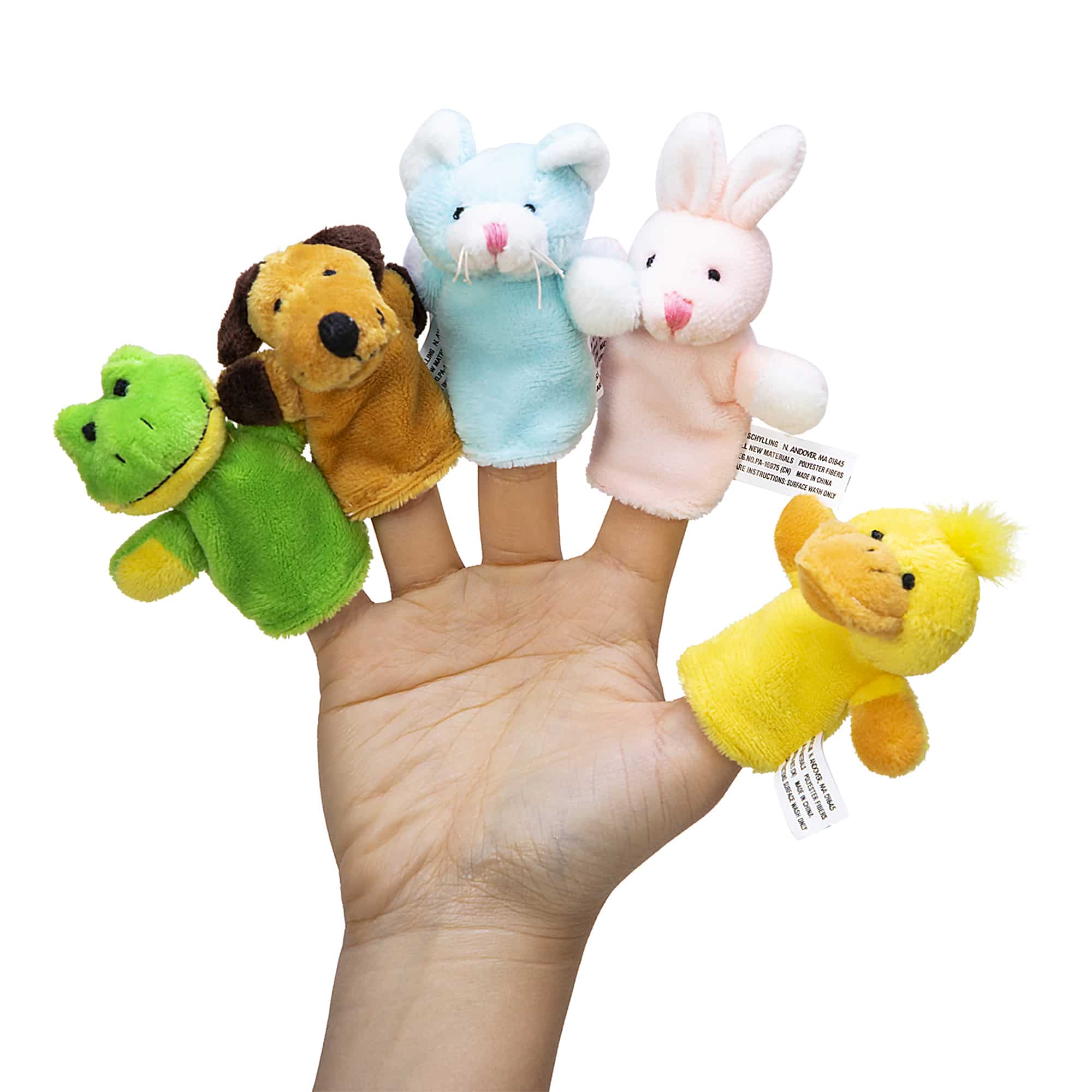 Plush Finger Puppets Assortment by Schylling