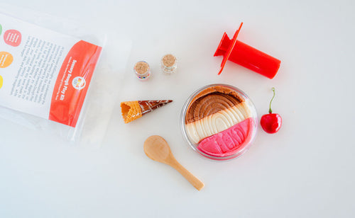 EGKD Ice Cream Sensory Dough Play Kit by Earth Grown KidDoughs