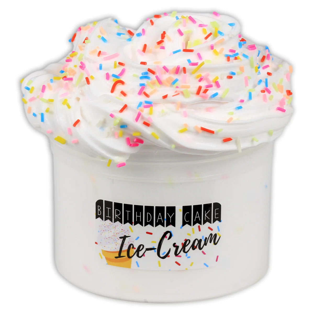 Birthday Cake Ice Cream Slime by Dope Slimes #WS2BS1118