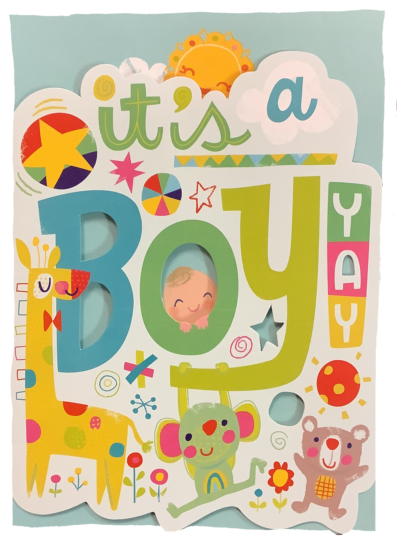 It’s a Boy New Mother Baby Shower Card