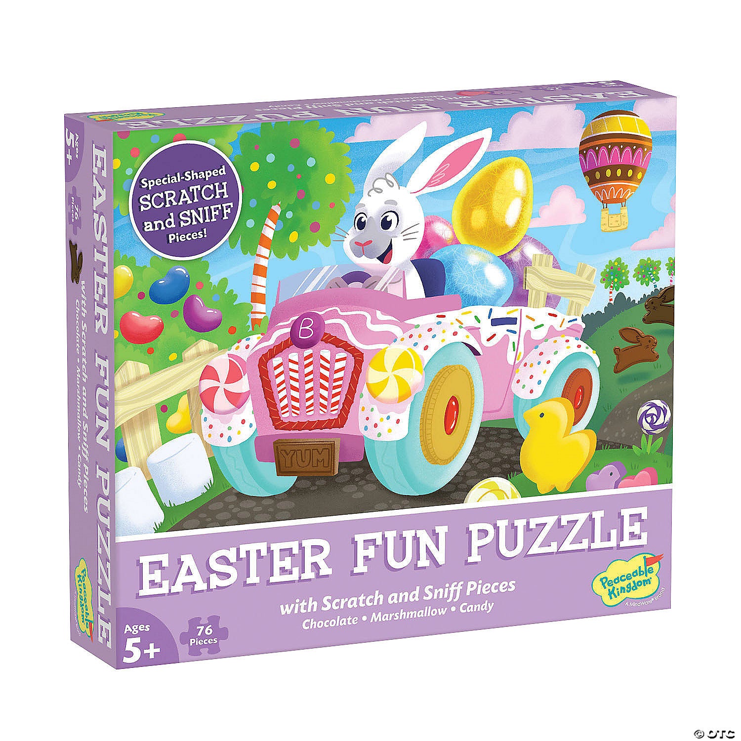 Easter Fun Scratch & Sniff Puzzle by Peaceable Kingdom #PZ61
