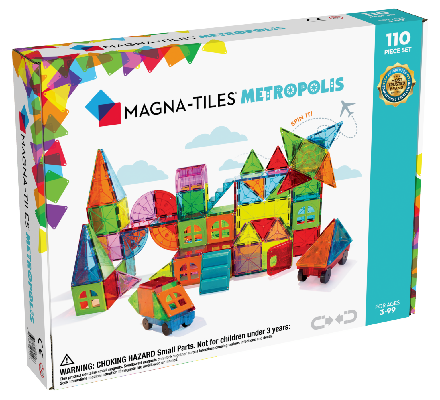 Magna-Tiles Metropolis XL 110 Piece Piece Set #20110