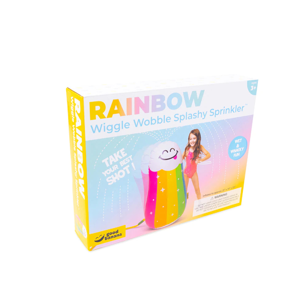 Rainbow Wiggle Wobble Splashy Sprinkler by Good Banana #WWRAIN