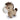 Ponni Stuffed Animal by Bellzi #PONNI-R-BRN