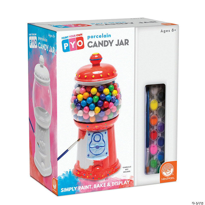 Paint Your Own Porcelain Candy Jar by Mindware #14093639