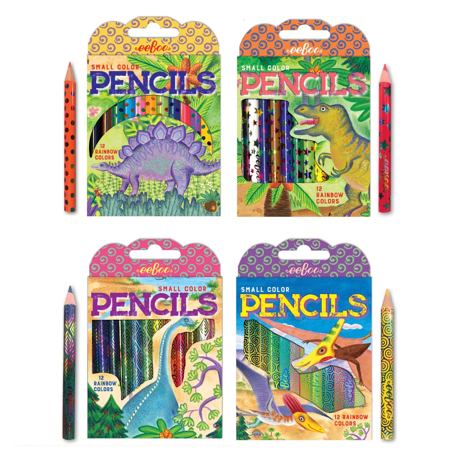 Small Colored Pencils Dinosaur by eeBoo