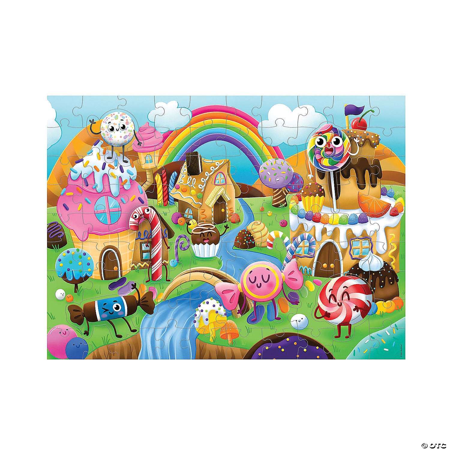Scratch and Sniff Candy Kingdom Puzzle by Peaceable Kingdom