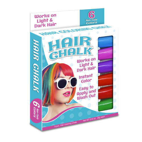 Hair Chalk 6 Colors by The Pencil Grip # TPG-682