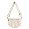 The Fiona | Checkered Woven Bum Bag (10 Colors): Green