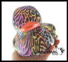 1 Jumbo Animal Print Rubber Ducks - Rubber Duckies - Cute No