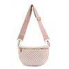 The Fiona | Checkered Woven Bum Bag (10 Colors): Green