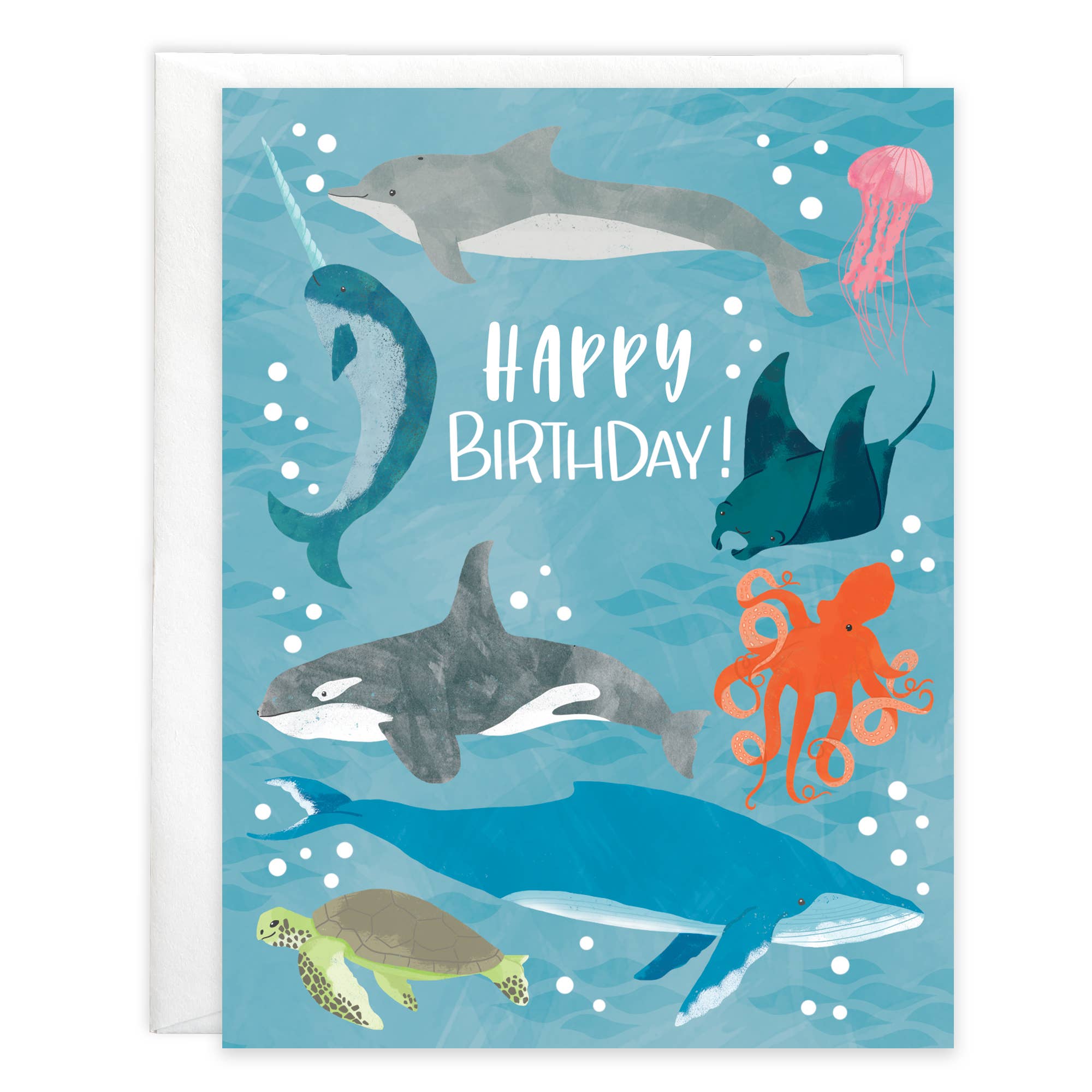 Birthday Greeting Card - Ocean