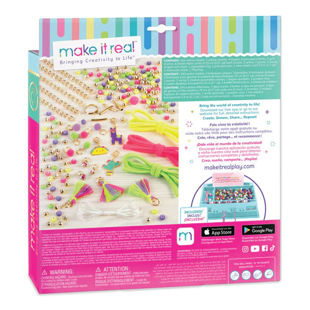 Neo-Brite Chains & Charms Bracelet Kit by Make It Real #1313