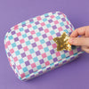 Fashion Pouch with Patches by Make It Real #1460