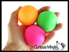 1 Box of 3 Soft Doh Filled 2" Stress Ball - Squishy Gooey