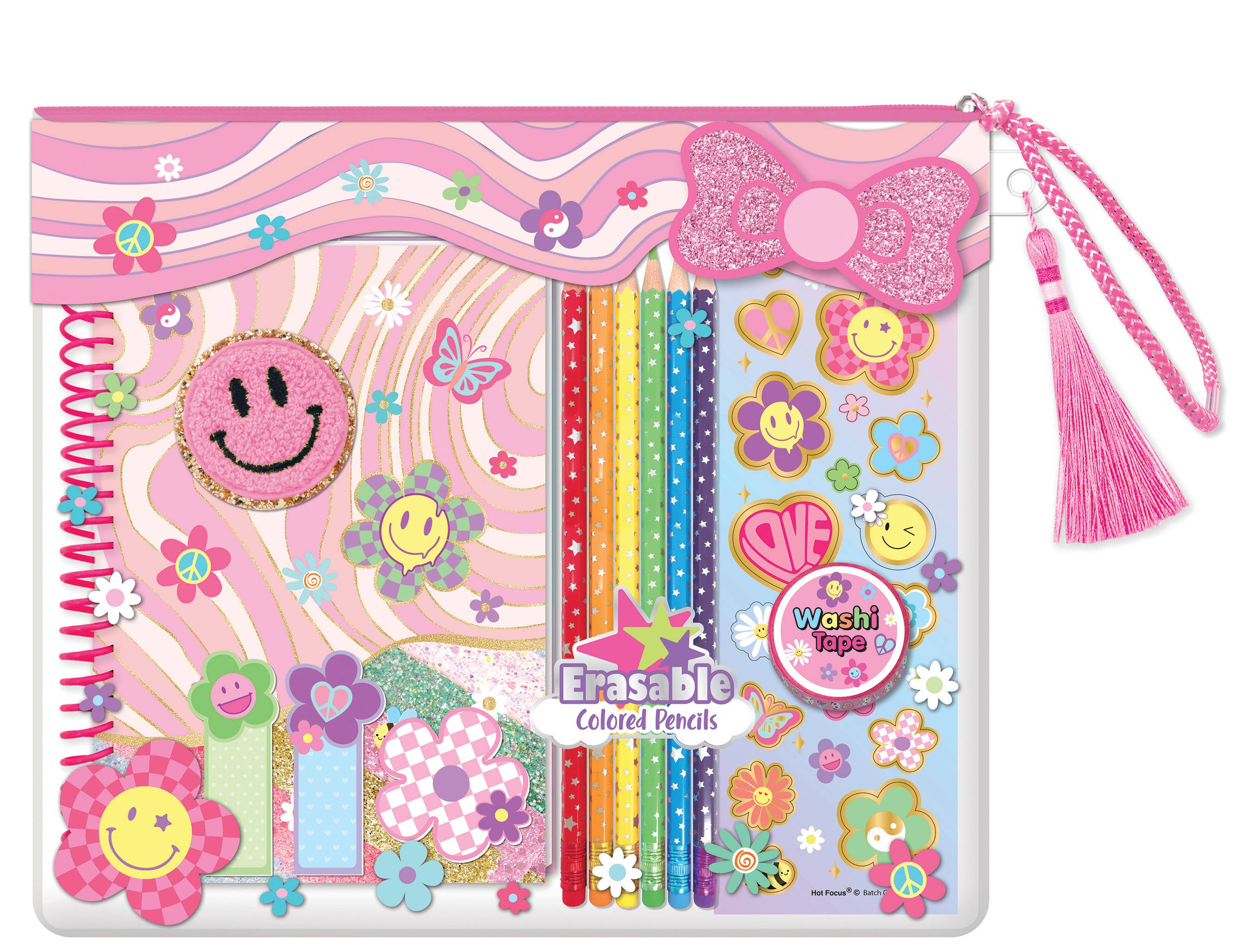 Coloring Journal, Groovy Flower