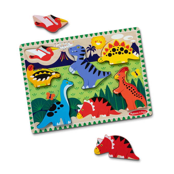 Dinosaurs Chunky Puzzle by Melissa & Doug #3747