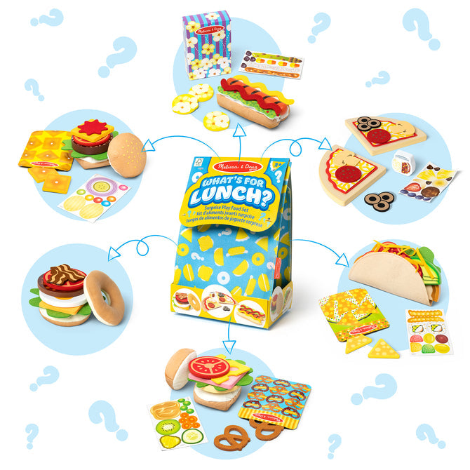 What’s For Lunch? Surprise Play Food Set by Melissa & Doug #95211