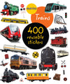 Paint by sticker trains