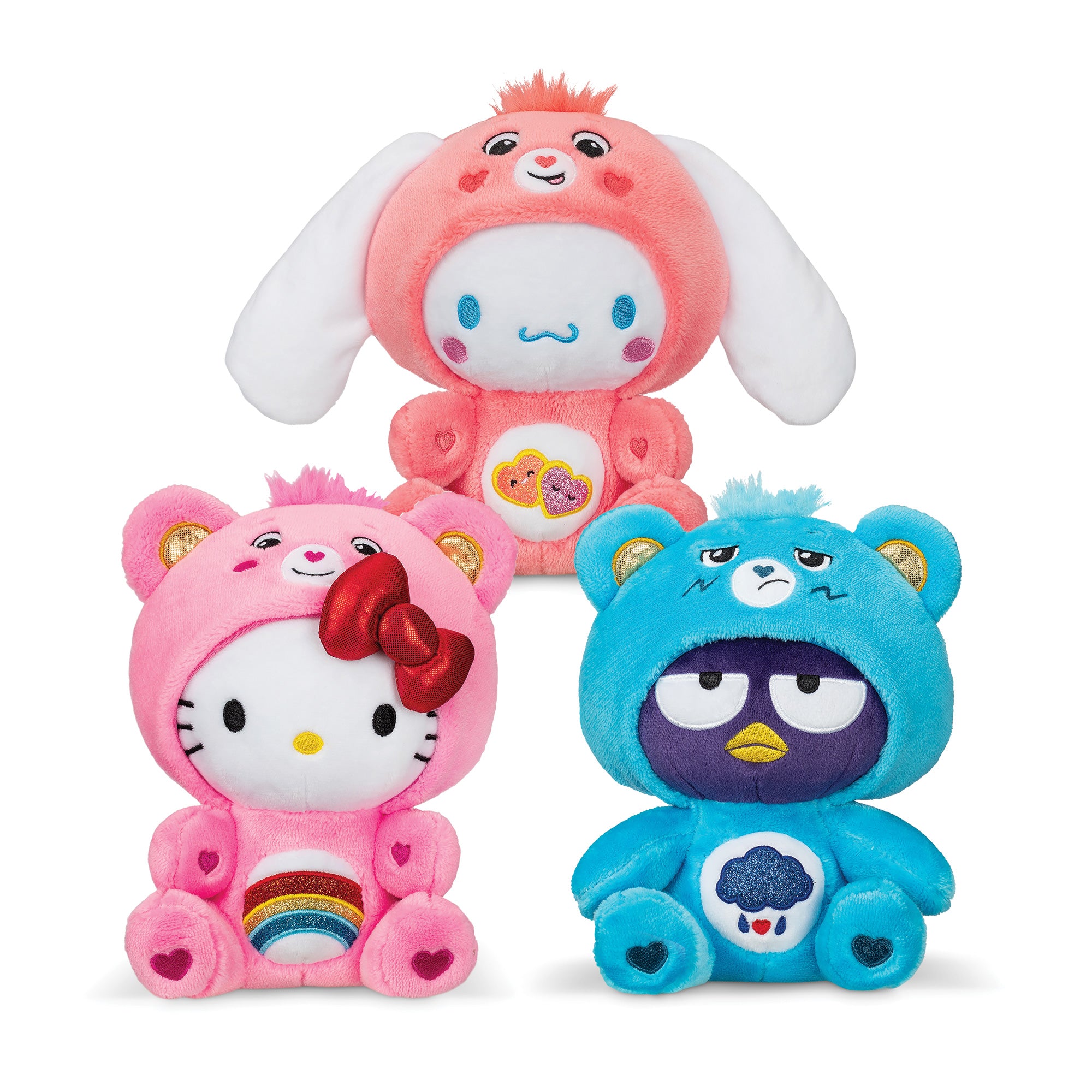 Hello Kitty & Care Bear Mash-Up: Cinnamoroll & Love-A-Lot Bear by Schylling #22702