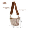 The Fiona | Checkered Woven Bum Bag (10 Colors): Green