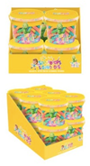 Magical Sour Neon Gummy Worm Buckets (12-Pack with Display)