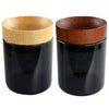 Smokezilla Wood Concave Lid Glass Stash Jar Assortment Bulk