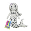 12" Mermaid • Color Me Plush™ • Washable Plush