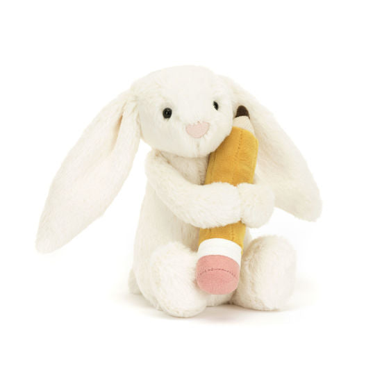 Bashful Bunny with Pencil by Jellycat #BB6PEN