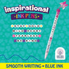 Beaded Inspirational Ink Pen Charm Closeout Bulk Assortment